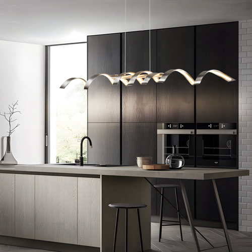 Wrought Studio Bakerman 2 Light LED Kitchen Island Pendant & Reviews Wayfair